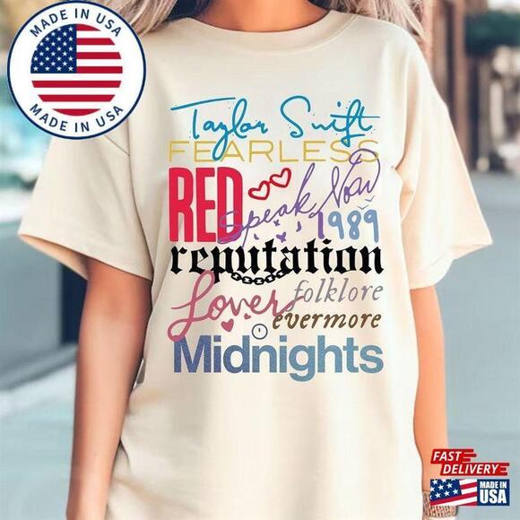 Other - Taylor The Eras Tour Shirt  Midnights Concert Unisex T-Shirt